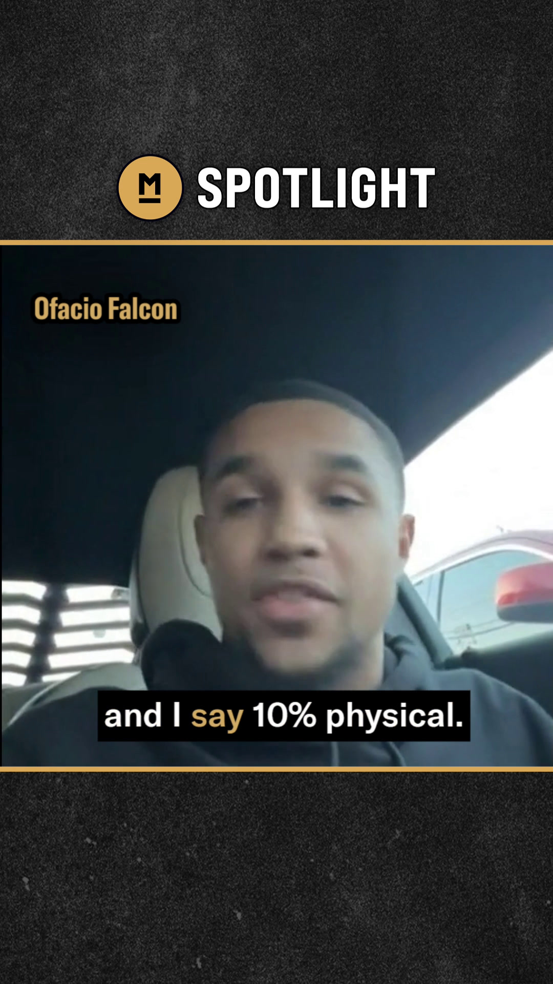 Ofacio Falcon: Boxing requires mental toughness. | MILLIONS