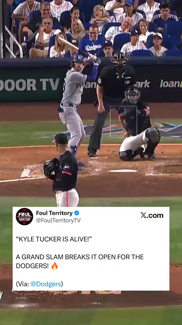 Kyle Tucker crushes a grand slam for the Dodgers! | MILLIONS
