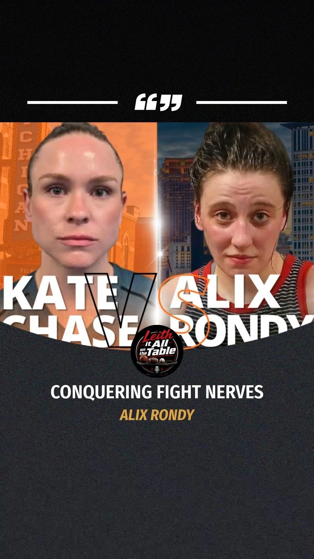 Alix Rondy: Conquering Fight Nerves...