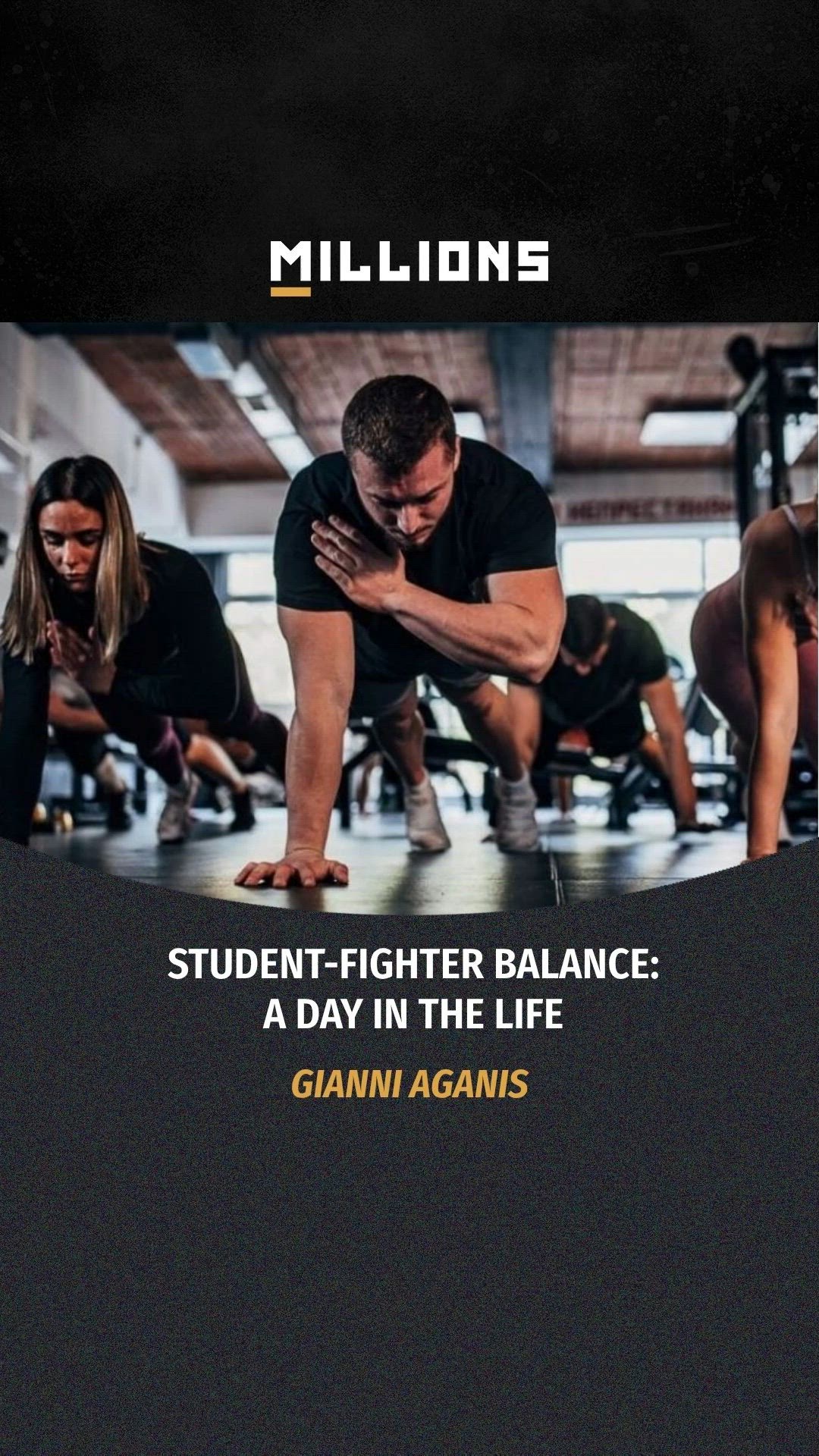 Gianni Aganis: Student-Fighter Bala...