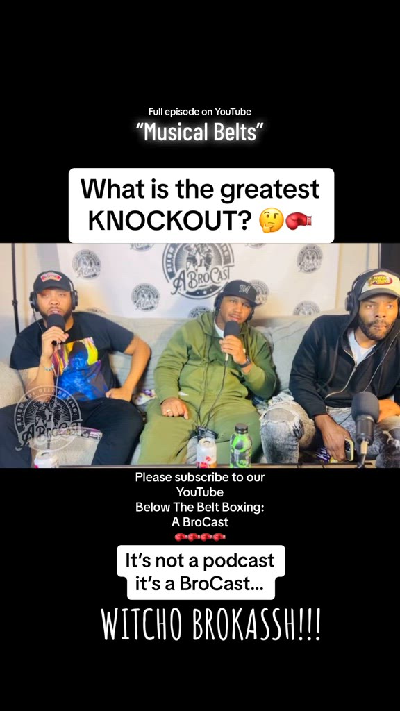 Below The Belt Boxing: A BroCast 🥊