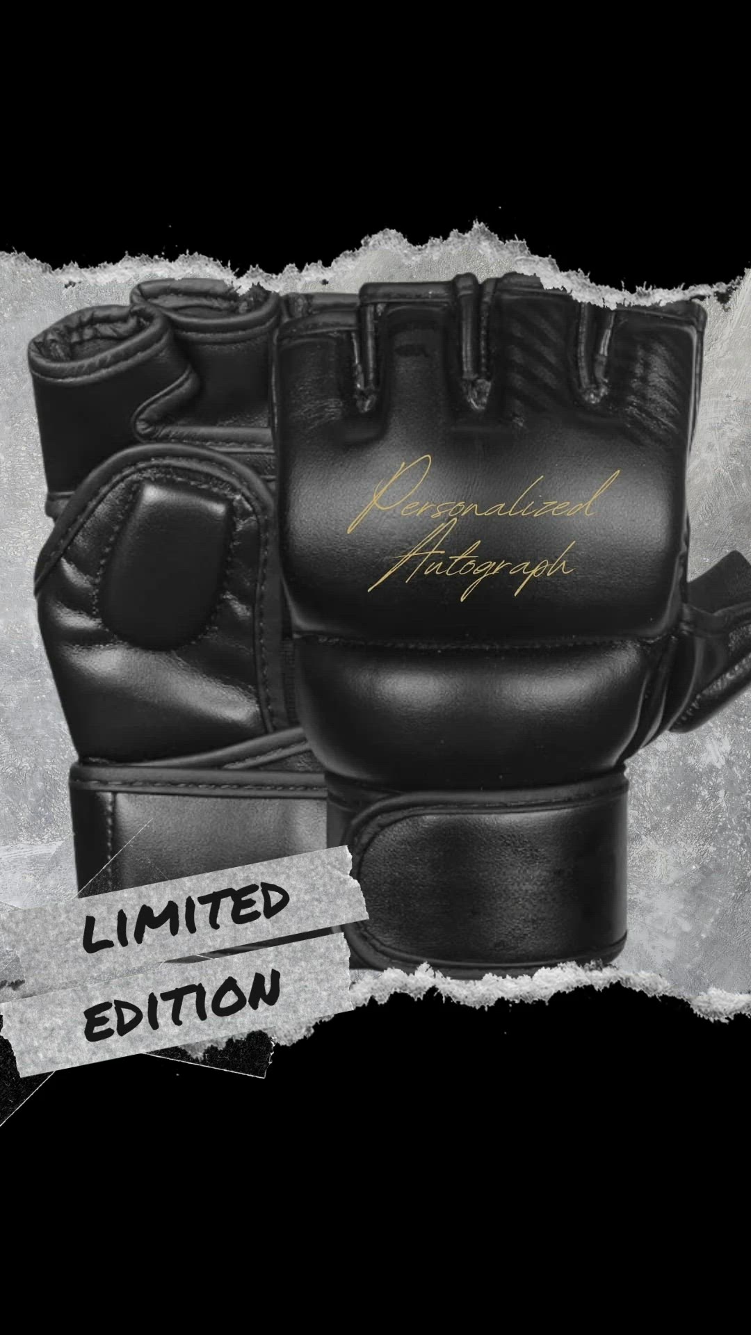 CHRISTINE VICENS AUTOGRAPHED MMA GL...